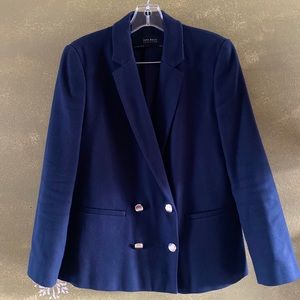 Zara Navy Blue Blazer Size S